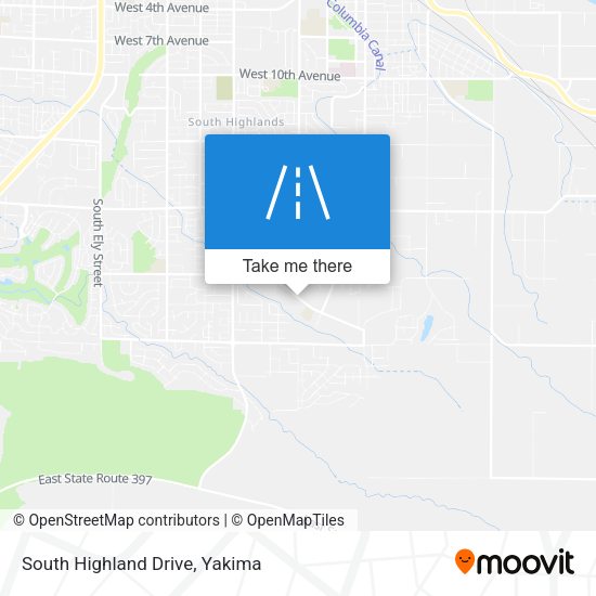 Mapa de South Highland Drive