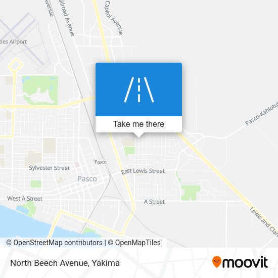 Mapa de North Beech Avenue