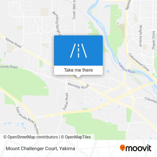 Mount Challenger Court map