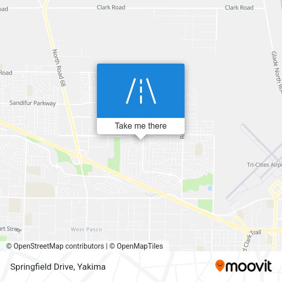 Springfield Drive map