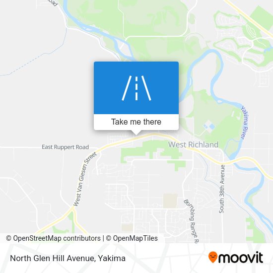 Mapa de North Glen Hill Avenue