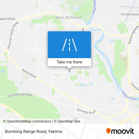 Mapa de Bombing Range Road