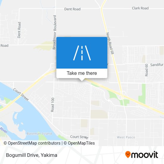 Mapa de Bogumill Drive
