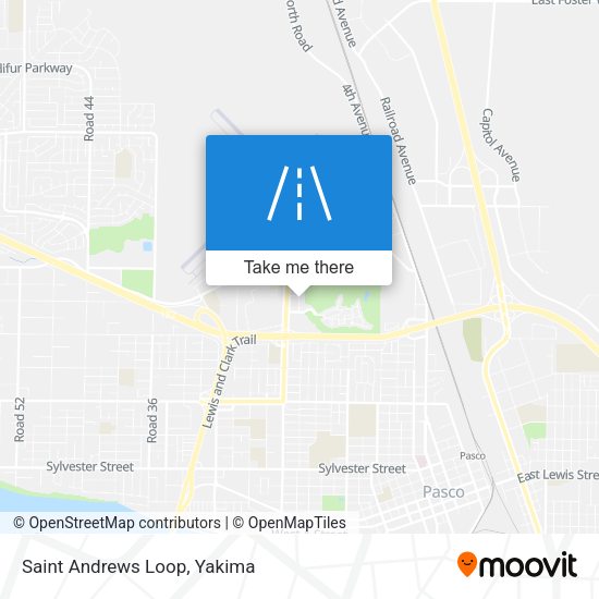 Mapa de Saint Andrews Loop