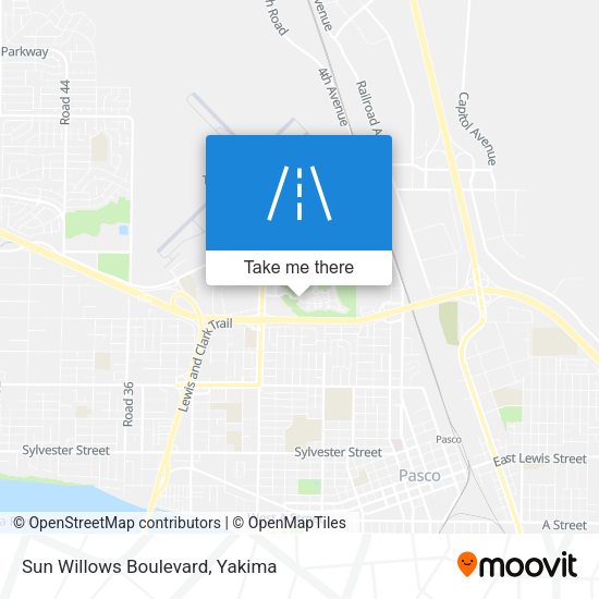 Mapa de Sun Willows Boulevard