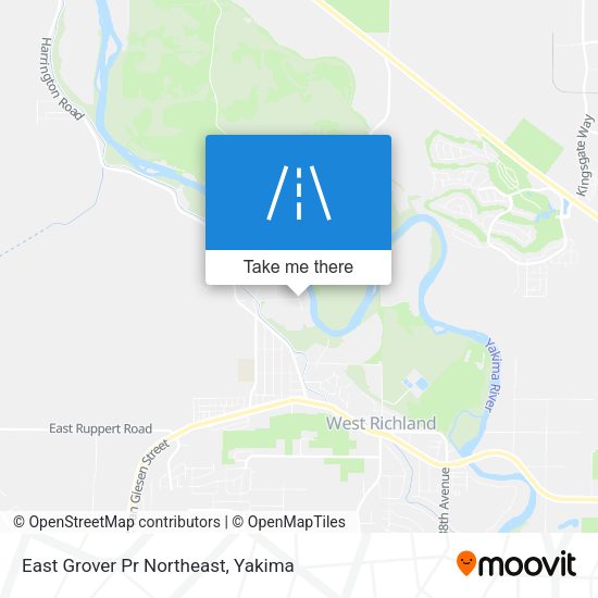 Mapa de East Grover Pr Northeast