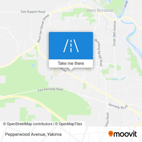 Mapa de Pepperwood Avenue