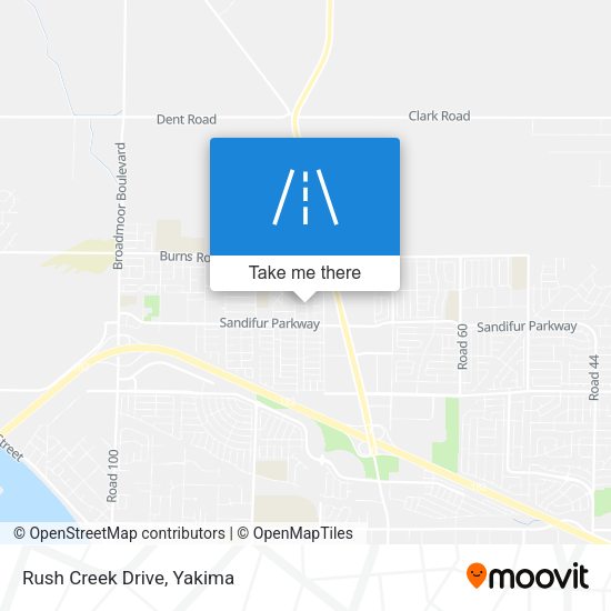 Mapa de Rush Creek Drive
