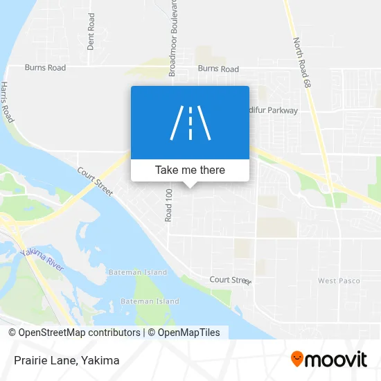 Prairie Lane map