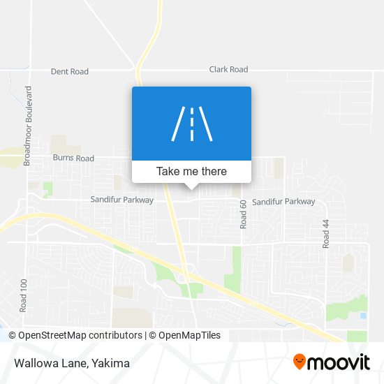 Wallowa Lane map