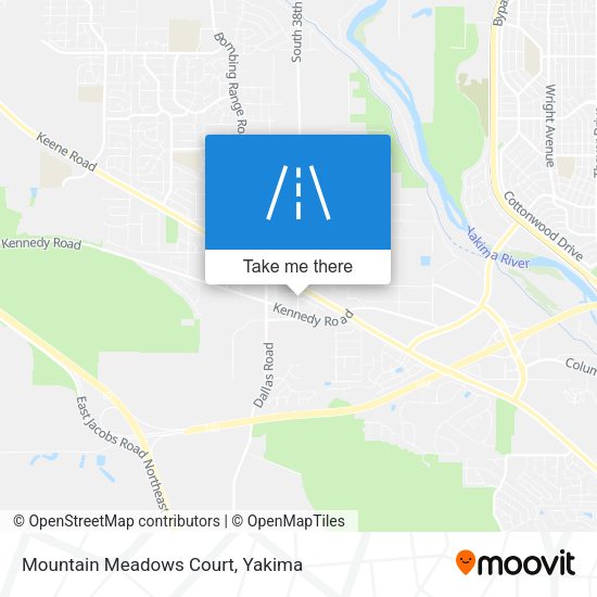 Mountain Meadows Court map