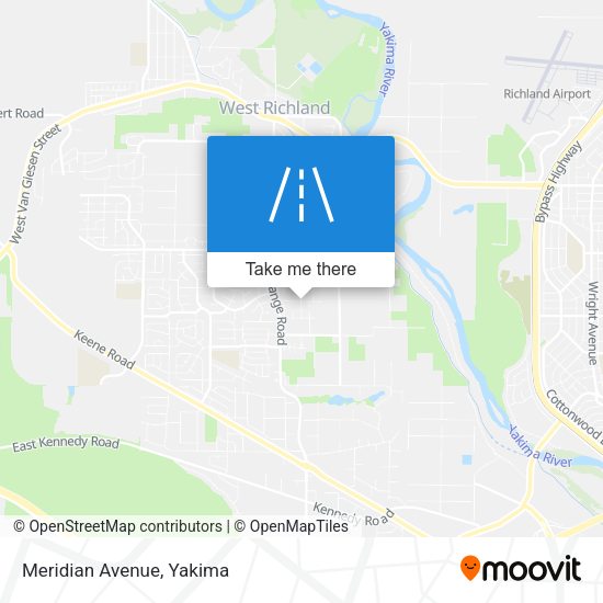 Mapa de Meridian Avenue