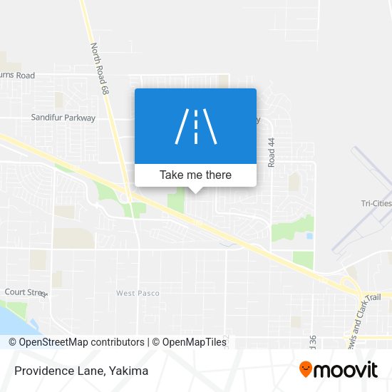 Mapa de Providence Lane