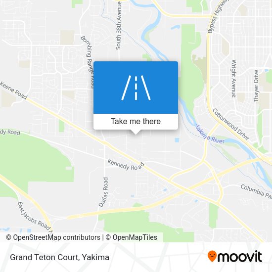Mapa de Grand Teton Court