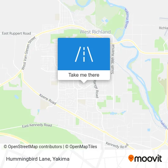 Hummingbird Lane map