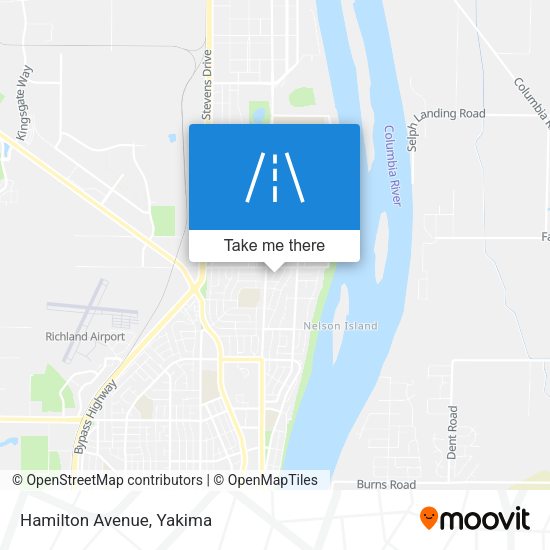Mapa de Hamilton Avenue