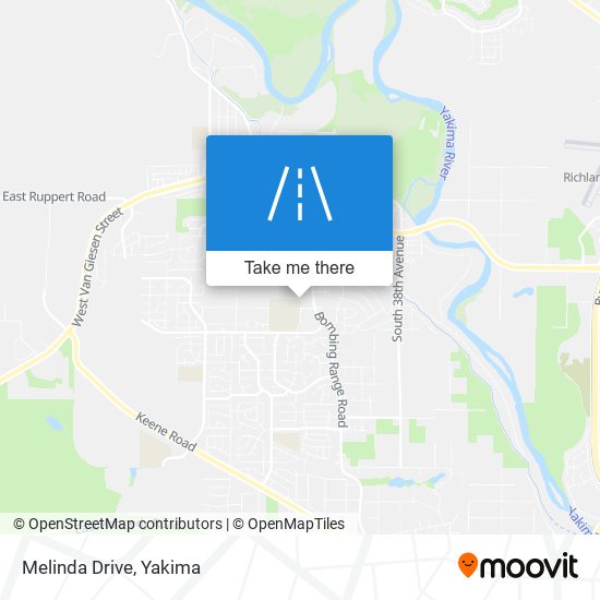 Melinda Drive map