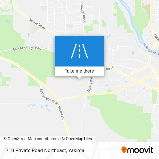 710 Private Road Northeast map