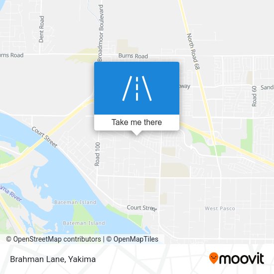 Mapa de Brahman Lane