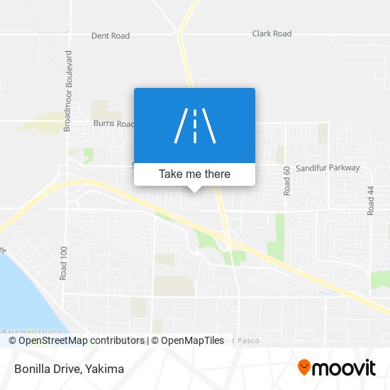 Bonilla Drive map