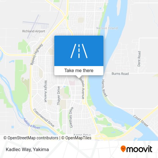 Mapa de Kadlec Way