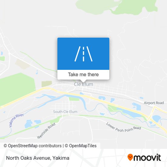 Mapa de North Oaks Avenue