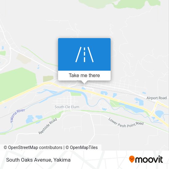 Mapa de South Oaks Avenue