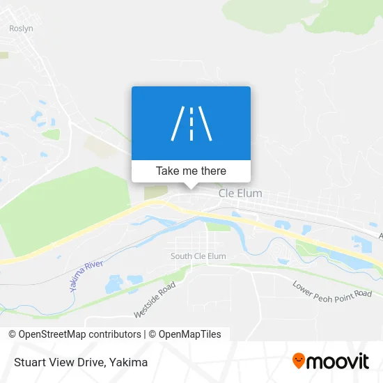 Stuart View Drive map