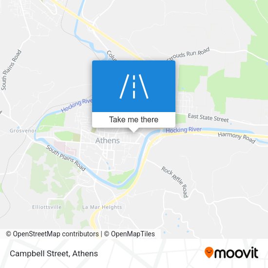 Mapa de Campbell Street