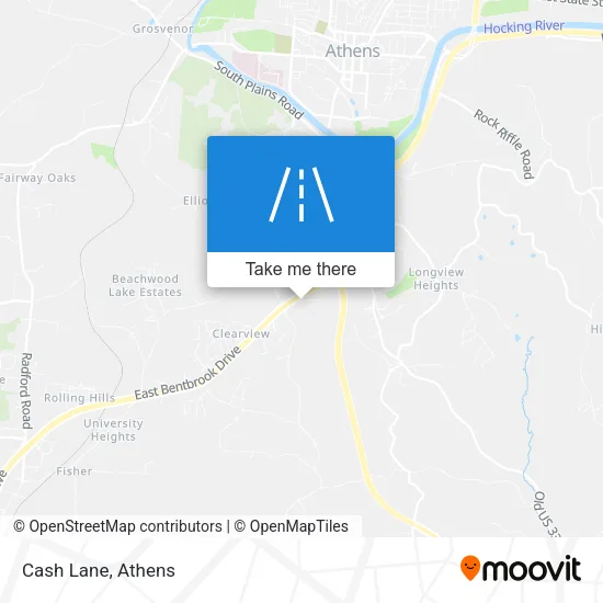 Mapa de Cash Lane