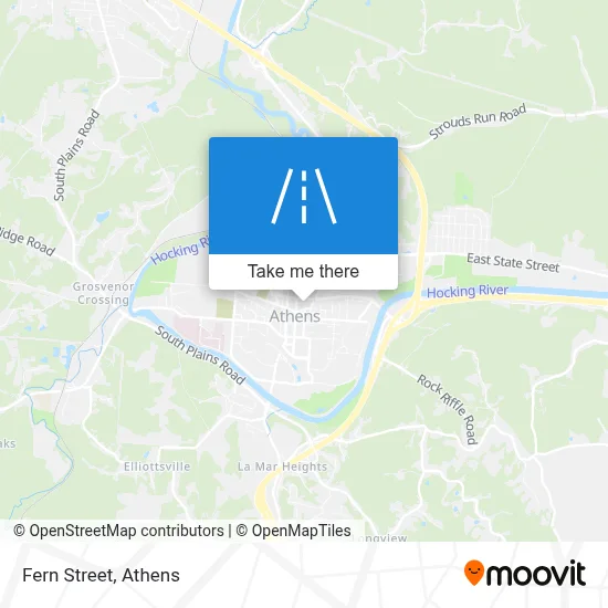 Fern Street map