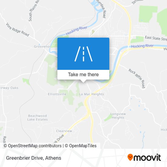 Mapa de Greenbrier Drive