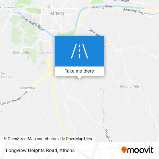 Mapa de Longview Heights Road