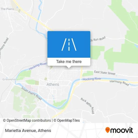 Marietta Avenue map