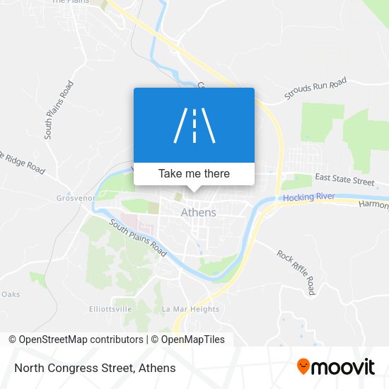 Mapa de North Congress Street