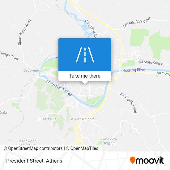 Mapa de President Street
