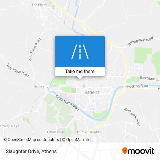 Mapa de Slaughter Drive