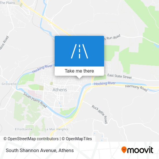 South Shannon Avenue map