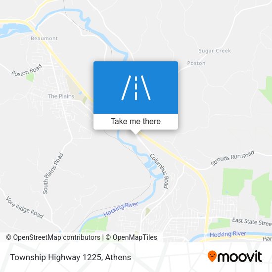Mapa de Township Highway 1225