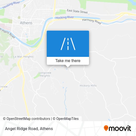 Angel Ridge Road map