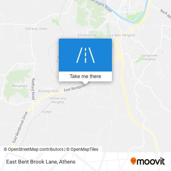Mapa de East Bent Brook Lane