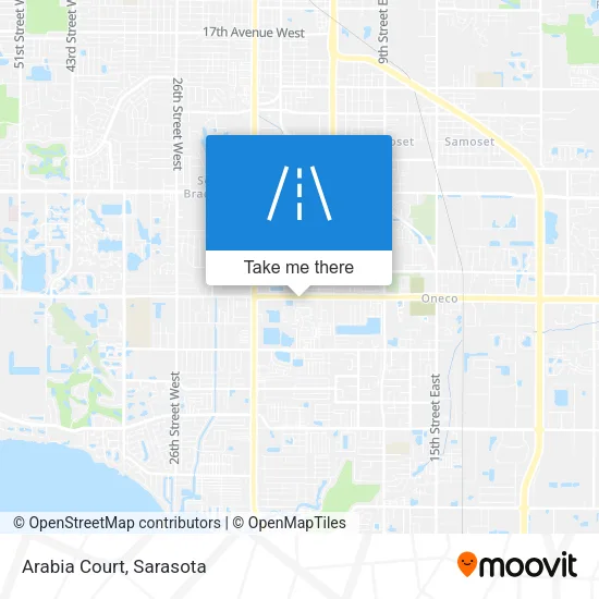 Arabia Court map