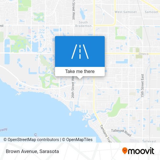 Mapa de Brown Avenue