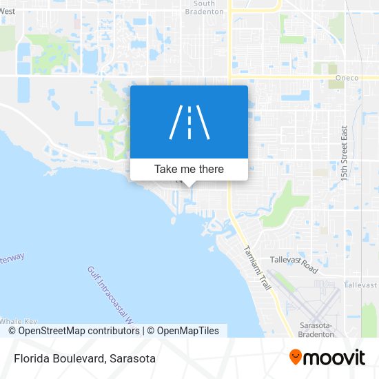 Florida Boulevard map