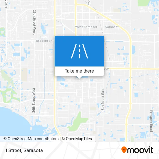 I Street map