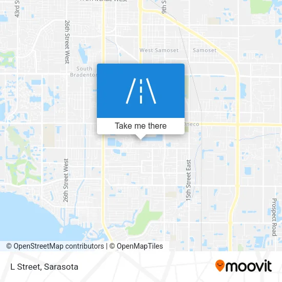 L Street map