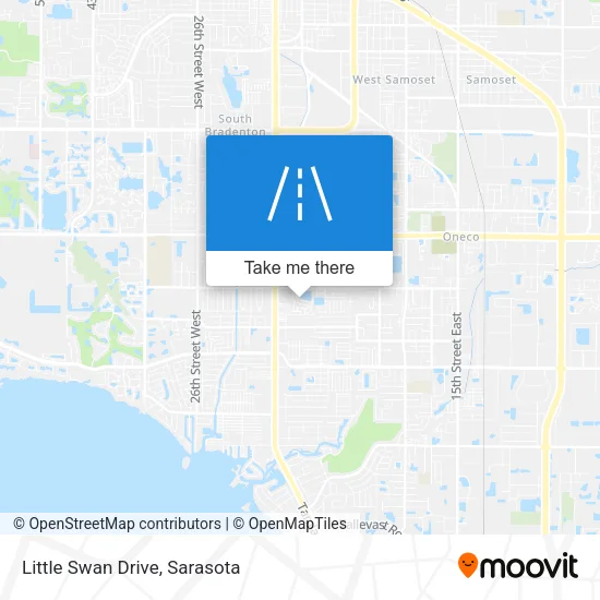 Little Swan Drive map