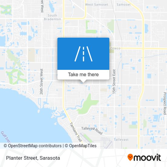 Mapa de Planter Street