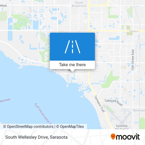 South Wellesley Drive map