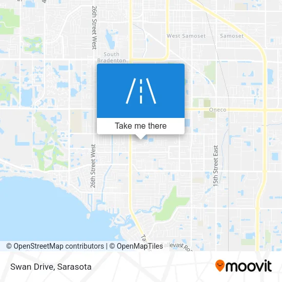 Swan Drive map